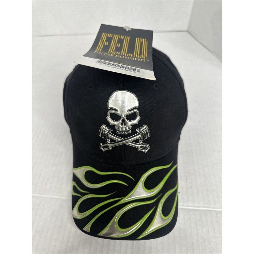 Monster Jam Grave Digger Hat Cap Black Snapback Skull 2018 Feld Motorsport